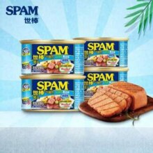 SPAM 世棒 午餐肉罐头 清淡口味 198g*4罐