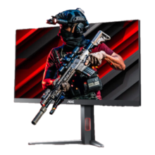 AOC 27英寸 FastIPS 原生180Hz 1ms HDR 95%P3色域 每台校色 升降 电竞电脑显示器 宙斯盾系列 27G4