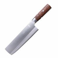 tuoknife 拓 黑将日式小菜刀大马士革钢厨师刀家用切片刀厨房切肉刀多功能刀具 黑将7.5寸小菜刀