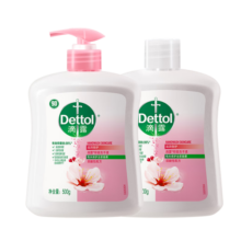 滴露（Dettol）抑菌洗手液滋润500g+500g补充装替换 家庭儿童消毒护手