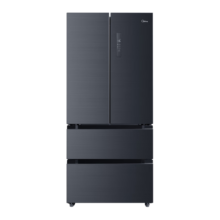美的（Midea）电冰箱19分钟急速净味508升变频一级能效法式四开门双系统双循环多门冰箱大容量智能 508WTPZM