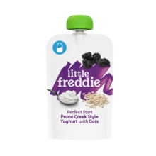 小皮（Little Freddie）西梅酸奶果泥100g*1袋 常温儿童酸奶水果泥 发酵乳酸奶零食吸吸乐