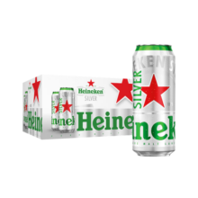 喜力（Heineken）啤酒星银500ml*2/6/12/24罐整箱 全麦酿造 精酿黄啤 【粉丝福利】喜力星银* 500mL 6罐