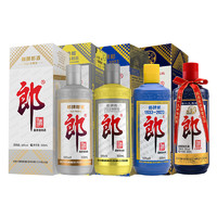 LANGJIU 郎酒 郎牌郎酒2019+2021+2022+2023特别版纪念酒 53度 500mL 4瓶 组合装 送红15小酒