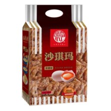 稻香村DXC 糕点点心 休闲零食 中华老字号 沙琪玛454g（黑糖味）