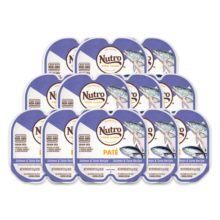 美士（Nutro）进口猫罐头一分为二三文鱼吞拿鱼无谷主食罐75g*12效期至25年10月
