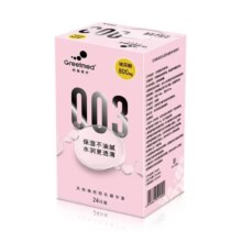 需首购：柯泰 003零感至薄玻尿酸天然乳胶避孕套24只装