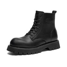 Dickies 帝客 男士真皮加绒厚底马丁靴 243M50LXS94A