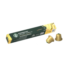 星巴克（Starbucks）Nespresso浓遇胶囊咖啡51g 10粒 香草风味咖啡 瑞士进口