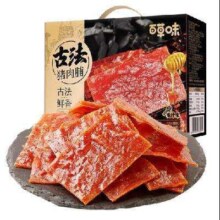 百草味 古法猪肉脯 蜜汁味 350g/盒 *2件