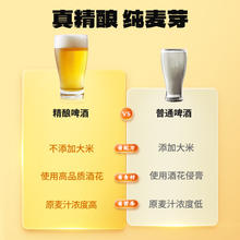 老金磨方 鲸都鲜酿x老金磨方13度精酿啤酒1L装拉格小麦纯麦白啤整箱聚会