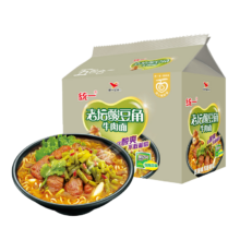 plus：统一  酸豆角牛肉面 五合一袋面 方便面 110g*5袋新老包装随机发货