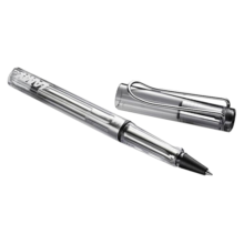 凌美（LAMY）签字笔宝珠笔 圆珠笔 生日节日礼物学生成人练字文具 德国进口 自信系列 全透明 蓝色笔芯0.7mm