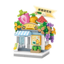 LOZ俐智微颗粒积木男女孩拼装汽车玩具街景模型生日礼物精美礼品团购 8603鲜果店