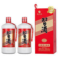 XIJIU 习酒 贵州习酒圆习酒500ML*2瓶装 53度酱香型白酒 婚庆宴请送礼酒水