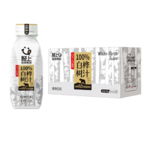 PLUS：轻上 100%白桦树汁 245ml*10瓶 NFC原汁原液大兴安岭0卡0脂肪饮料