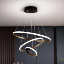 PLUS:四季沐歌照明 三环黑-Φ20+40+60cm-60瓦三色