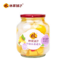 PLUS会员：林家铺子 什锦水果罐头 750g*1罐