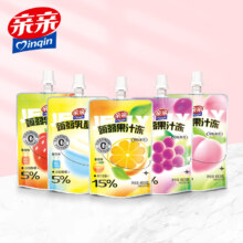 plus会员：亲亲 蒟蒻吸吸果汁果冻60g *35件