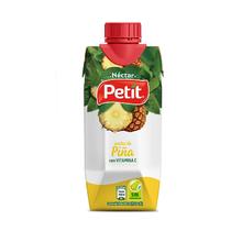 Petit进口桃汁菠萝芒果汁330ml*9瓶
