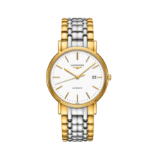 浪琴（LONGINES）瑞士手表 时尚系列 机械钢带男表 对表 L49212127