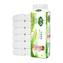 PLUS:雨森 妇婴木浆无芯卷纸 6层加厚12卷 700g*提