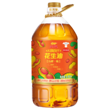 20点开始：金龙鱼 食用油 物理压榨 压榨一级花生油6.18L