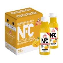 88VIP：福兰农庄 NFC芒果汁 300ml×6瓶