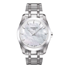 天梭（TISSOT）瑞士手表 库图系列腕表 钢带石英女表 T035.246.11.111.00