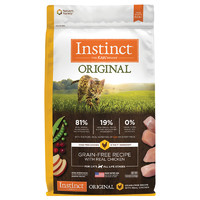 Instinct 百利 经典冻干高蛋白质无谷鸡肉配方猫粮 11磅 效期25.6