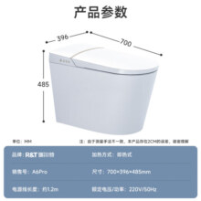 瑞尔特（R&T）智能马桶自翻盖等离子杀菌自动调温A6pro-400（厂商）