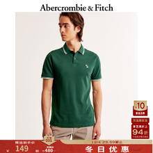 Abercrombie & Fitch 男装 24夏款通勤美式TPoloKI124-4158 XXS