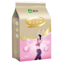 蒙牛铂金装 女士奶粉400g 高铁高钙0蔗糖成人奶粉 便捷条装