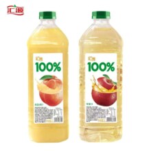 汇源 100%果汁 苹果汁+桃汁 2L*2桶
