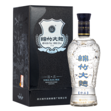 剑南春 蓝盒 珍品绵竹大曲 52度 475ml*6瓶 整箱装 浓香型白酒