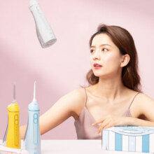 博皓（prooral）冲牙器便携式洗牙器家用牙齿冲洗器水牙线声波洁牙器 正畸牙缝清洁 大水箱升级版 F27Pro 信仰白
