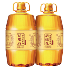 20点开始：胡姬花 食用油 压榨 古法花生油6.18L*2