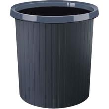 五月花 压圈垃圾桶 黑色 11L*1件