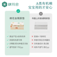 棉花会隔尿垫婴儿可洗防水透气床单新生宝宝大号尿垫床上姨妈护理垫 飞屋奇遇 50x70cm