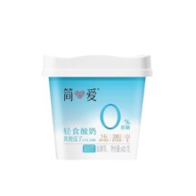 简爱 轻食低温酸奶0%蔗糖400g*1桶