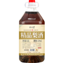 plus会员：不老潭 泸州水果酒  22度精品梨酒 2.5L