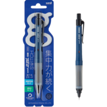 三菱（uni）KURUTOGA自动铅笔 0.5mm双模式旋转软胶笔握不断铅自动铅笔M5-1009GG 深蓝色 单支装