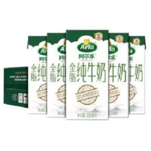 临期：阿尔乐 德国原装进口营养早餐奶全脂纯牛奶200ml*24盒