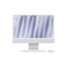 限地区，PLUS会员：苹果AI电脑/2024款 iMac 24英寸银色4.5K屏 M4(8+8核) 16G 256G一体式电脑 MWUC3CH/A