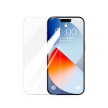 绿联 适用iPhon15/16promax钢化膜防窥苹果16手机膜防蓝光膜无黑边防摔耐刮超薄抗指纹带贴膜神器 15/16升级版【高清膜*2片装】+神器