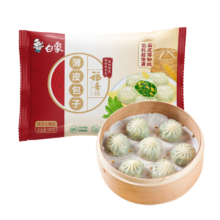 PLUS会员：白象 水晶薄皮包子 荠菜鸡蛋 500g/15个