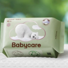 聚划算百亿补贴：babycare 儿童面巾干湿两用 60抽