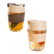 玻璃杯高颜值 400ml 2只 *2件