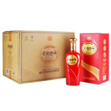 双沟  柔和双沟 红柔和 42度 450ml*6瓶 整箱 新老包装 红精品升级版