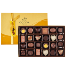歌帝梵（GODIVA）进口巧克力礼盒圣诞节圣诞礼物送女生男女友女朋友儿童生日女孩25